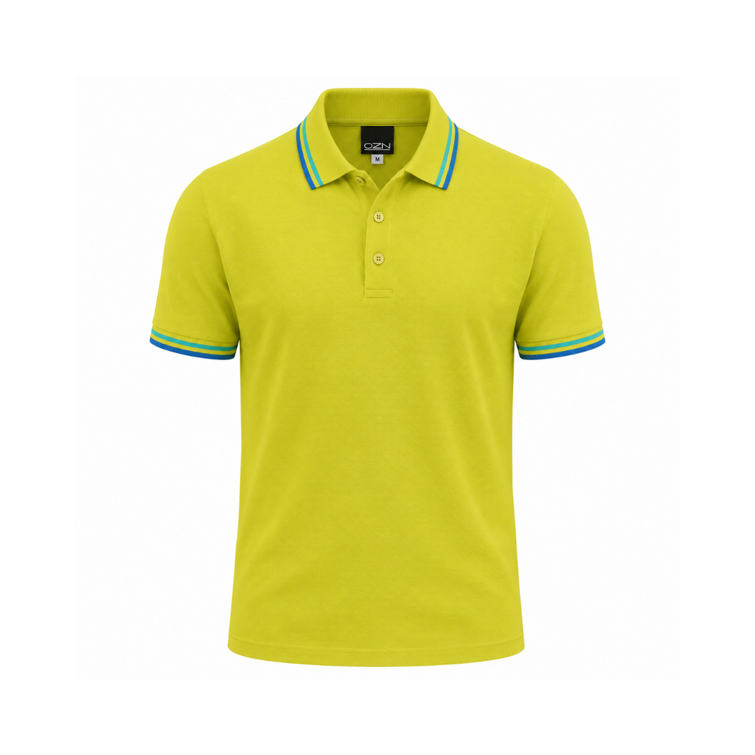 Polo Pique Moda Verde Lima