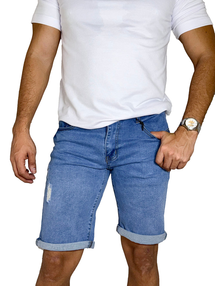 bermuda de jeans
