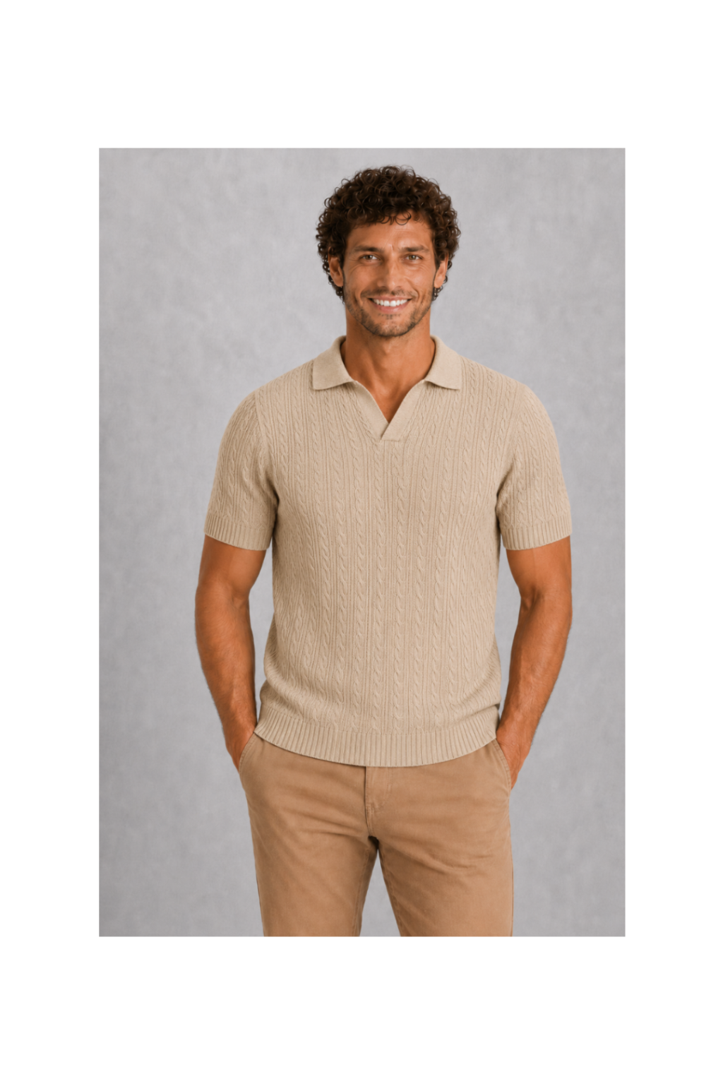 Polo OM BEIGE 260069