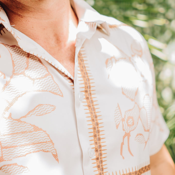 Camisa Estampada Color Blanco - Ref 240122