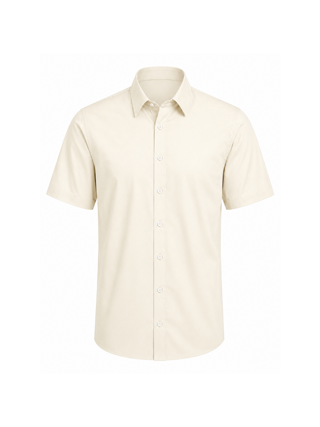 Camisa Manga Corta para Hombre en Popelina Arena