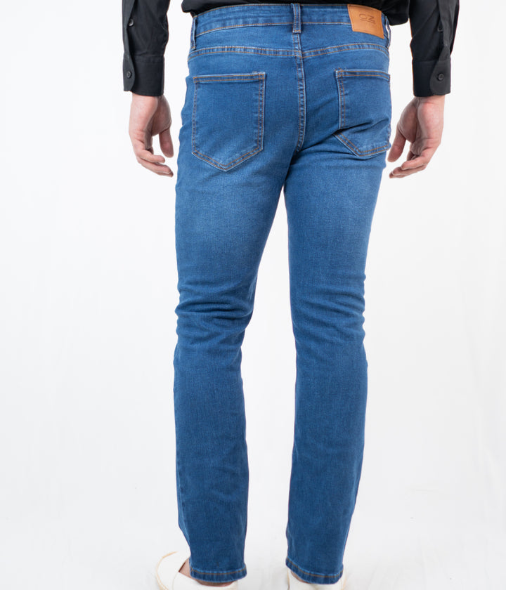 Jean Slim FIT - Color Azul Lavado Medio - Ref 240022