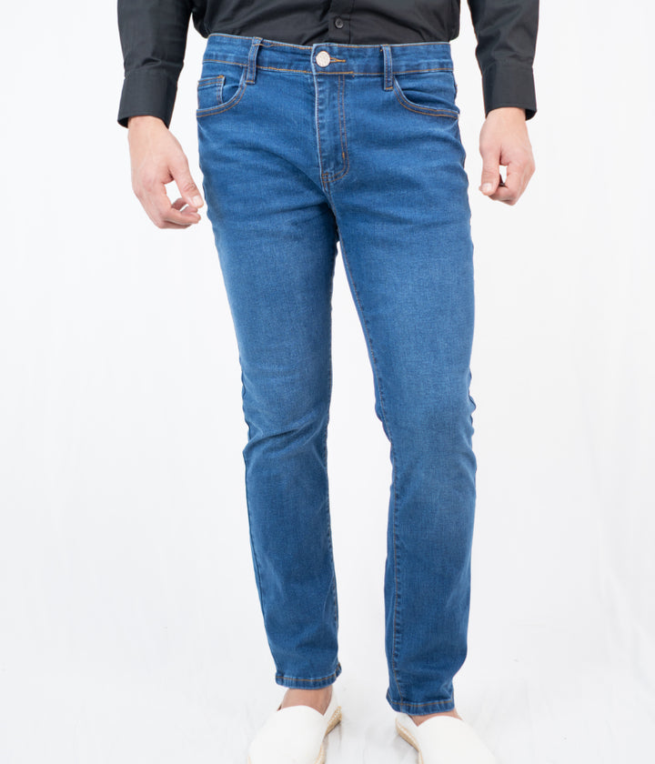 Jean Slim FIT - Color Azul Lavado Medio - Ref 240022