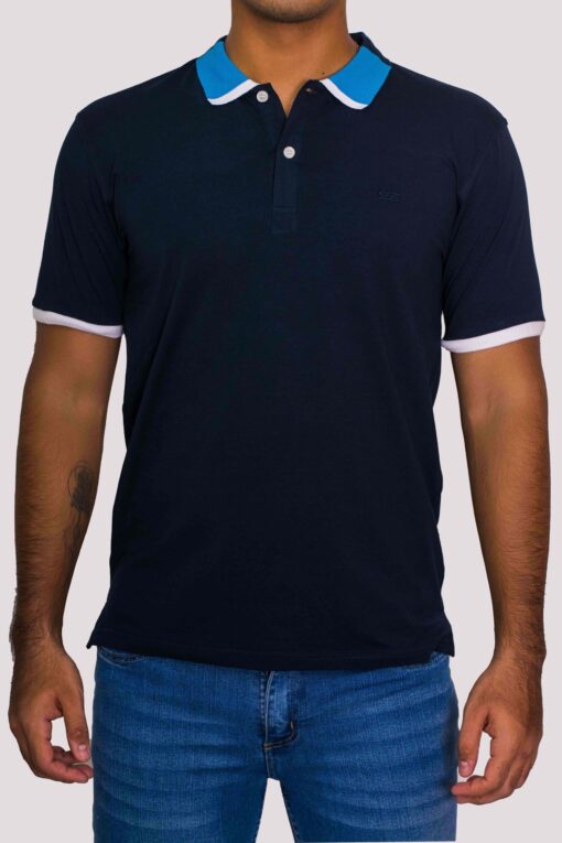 Polo Slim Fit Azul Turqui 230042