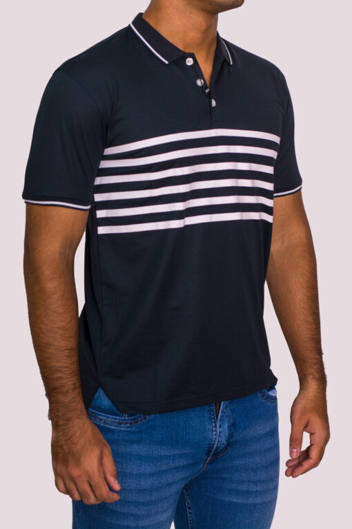 Polo Slim Fit Rayas Centro 230041