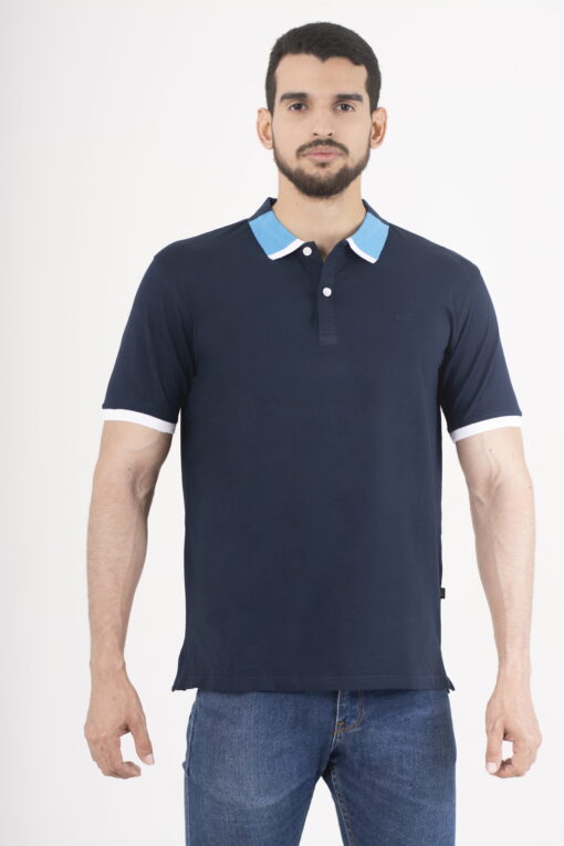 Polo Slim Fit Azul Turqui 230042