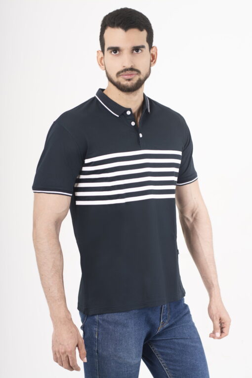 Polo Slim Fit Rayas Centro 230041